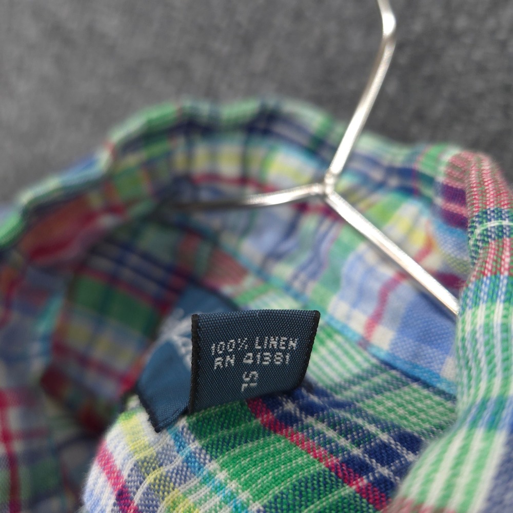 Ralph Lauren Multicolor Plaid Button-Down Shirt - Picture 7 of 7